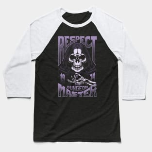 Respect The Dungeon Master - monochrome Baseball T-Shirt